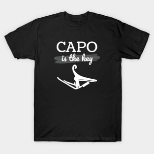 Capo is the Key Capo Dark Theme T-Shirt